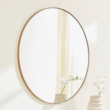 36" ROUND MIRROR- GOLD