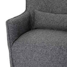 Kimble Swivel Chair-Bristol Charcoal