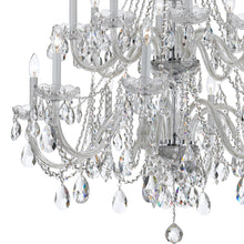 TRADITIONAL CRYSTAL 16-LT POLISHED CHROME CHANDELIER