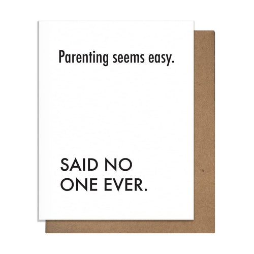 EASY PARENTING- NEW PARENT CARD