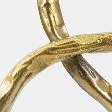 Metal Multiple Ring with Marble Base