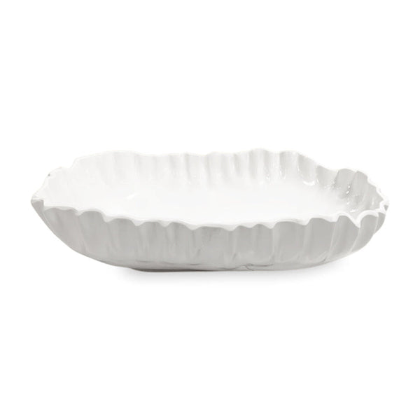 Vida Bloom Pinched Large Oval Bowl