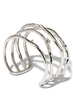 BRUT SILVER CRYSTAL THORN ORBIT CUFF