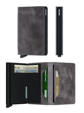 SLIMWALLET VINTAGE GREY-BLACK