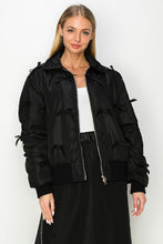 Judith Ribbon Bomber Jacket