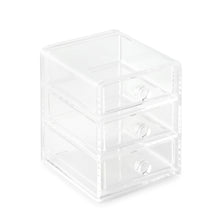 ACRYLIC MEDIUM 3 DRAWER CHEST