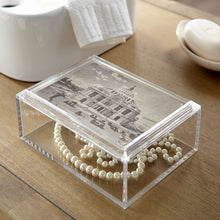 ACRYLIC JEWELRY BOX WITH 5X7 PHOTO FRAME LID