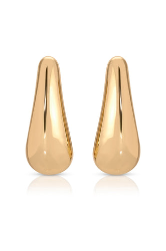 Raindrop Gold Earring