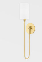 HARLEM 1 LIGHT WALL SCONCE - AGED BRASS