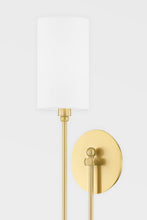 HARLEM 1 LIGHT WALL SCONCE - AGED BRASS