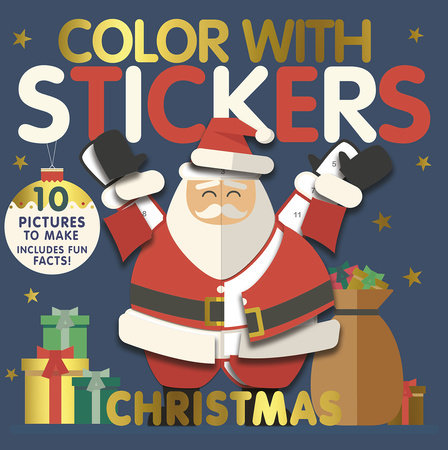 Color with Stickers: Christmas Book