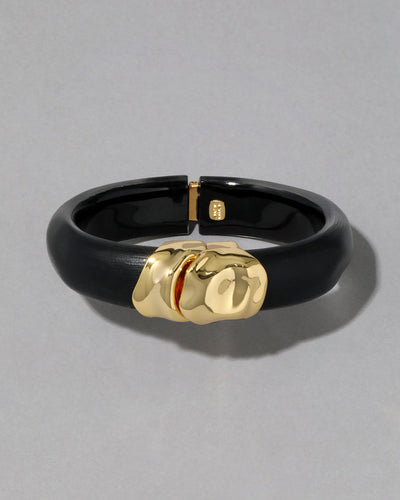 Black Molten Hinge Bracelet