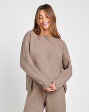 STASSI CABLE CREW SWEATER