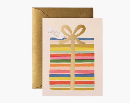 Feliz Birthday Present Card