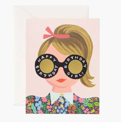 Meadow Birthday Girl Card