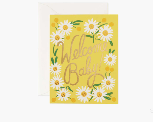 Daisy Baby Card