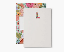 Garden Party Monogram Note Card- L