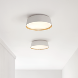 ASHER 3 LIGHT FLUSH CEILING MOUNT, MATTE WHITE