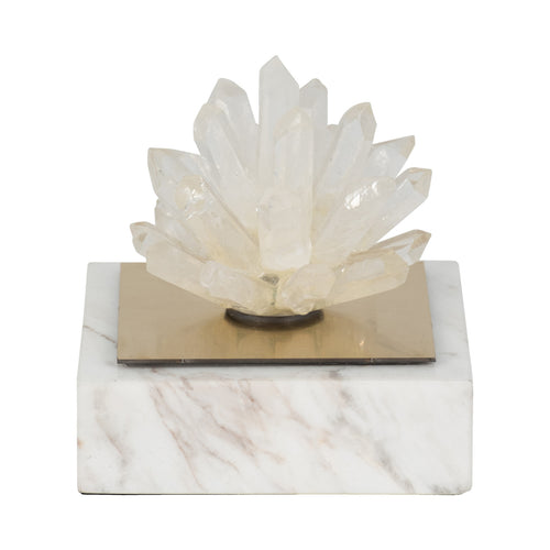 Julia Short Crystal and Marble Block