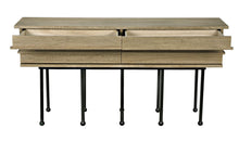 Oliver Console-Washed Walnut