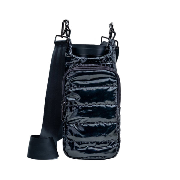 Black Glossy Hydrobag With Black Strap