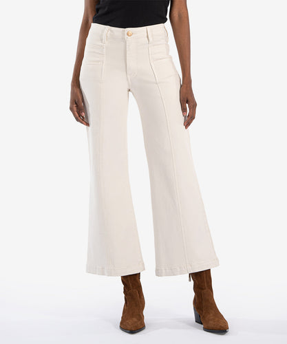 MEG HIGH RISE WIDE LEG DOUBLE FRONT POCKETS JEAN