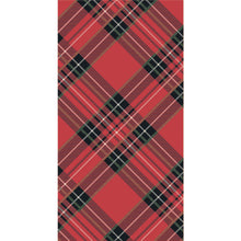 RED PLAID GUEST NAPKIN