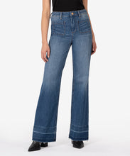 GOLDIE HIGH RISE SUPER FLARE PATCH POCKET JEAN