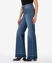 GOLDIE HIGH RISE SUPER FLARE PATCH POCKET JEAN