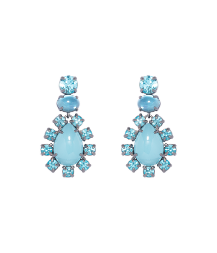 Fabienne Aqua Drop Earring