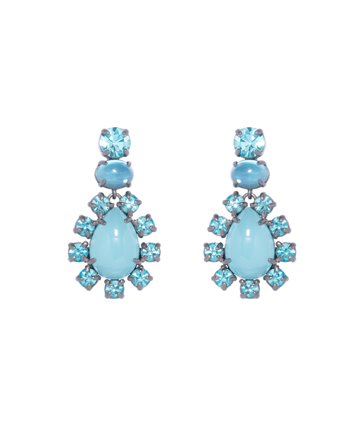 Fabienne Aqua Drop Earring