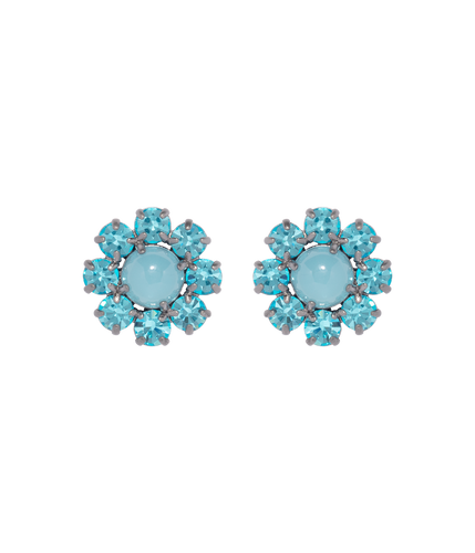 Fran Aqua Studs