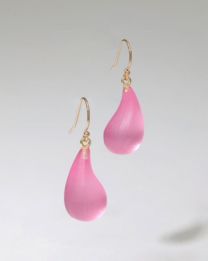 CANDY PINK DEWDROP EARRING