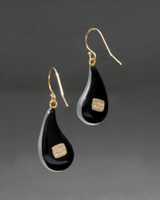 PEWTER DEWDROP EARRING