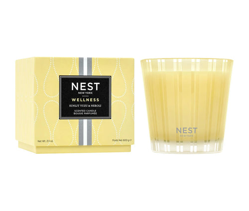 SUNLIT YUZU AND NEROLI 3 WICK CANDLE