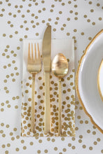 GOLD CONFETTI GUEST NAPKIN