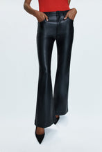 KINSLEY SLATE BLACK LEATHER PANT