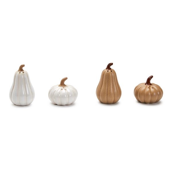 PUMPKIN / GOURD SALT AND PEPPER SHAKERS