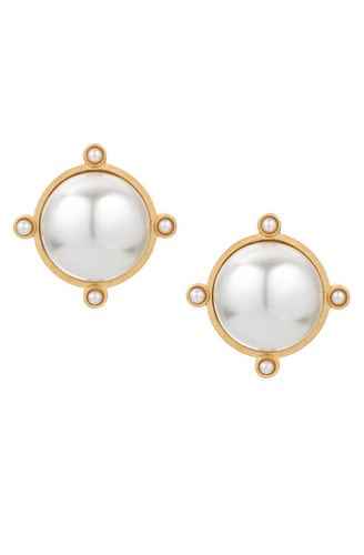 PEARL OREILLE EARRING