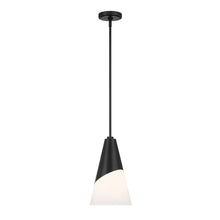 TORI 1 LIGHT PENDANT-MATTE BLACK