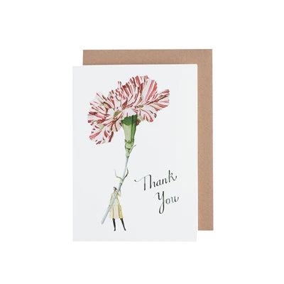 CARNATION THANK YOU GREETING CARD