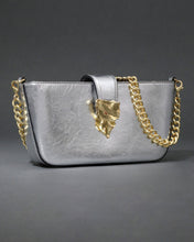 The Crumple Silver Convertible Crossbody