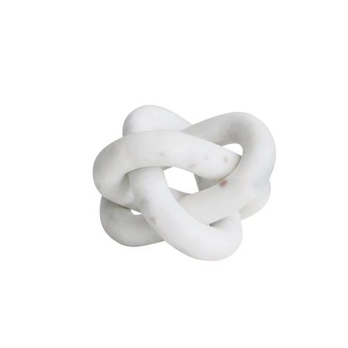 MARBLE 3 LINK CHAIN KNOT