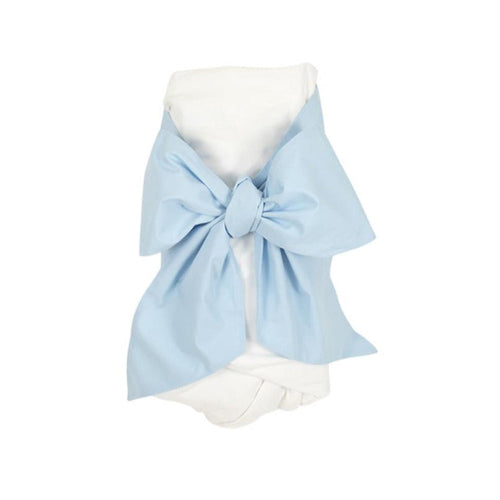 Bow Swaddle-Blue