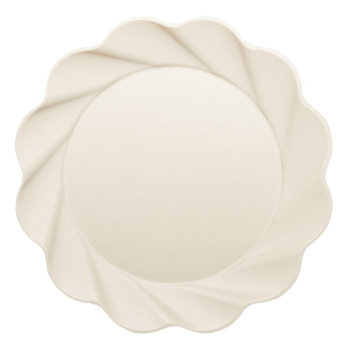 ECO EXTRA LARGE DINNER PLATE  8PK-CREAM