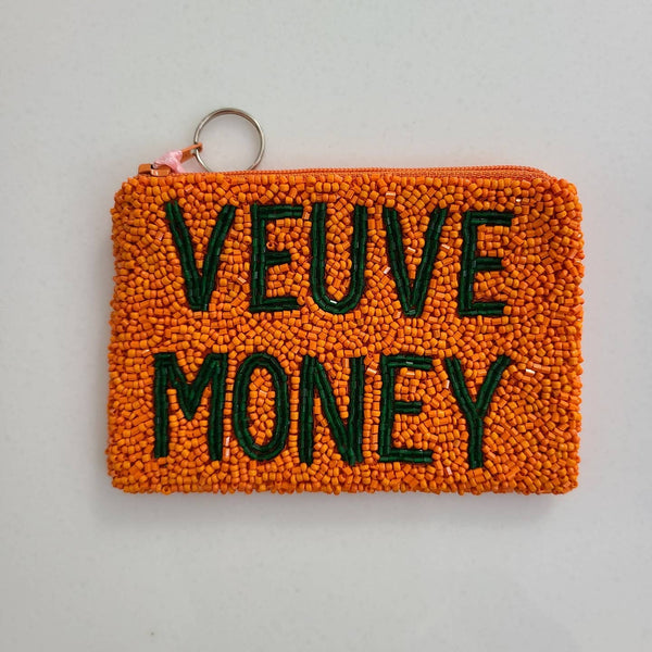 Veuve Money Orange Coin Purse