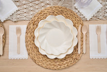 ECO EXTRA LARGE DINNER PLATE  8PK-CREAM