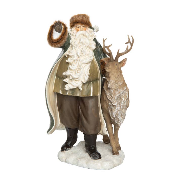 Woodland Santa and Reindeer