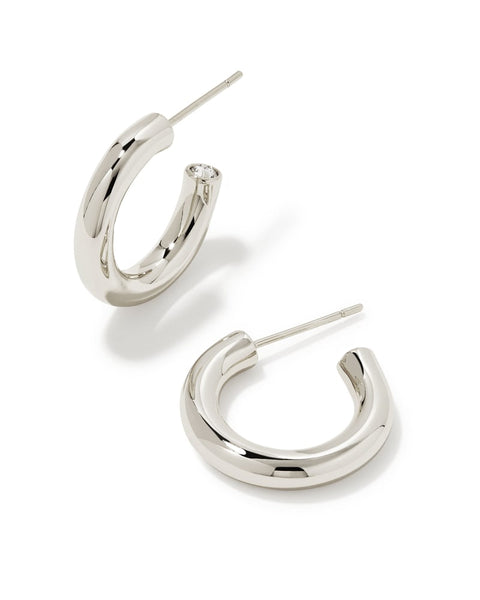 Colette Silver Huggie Earring