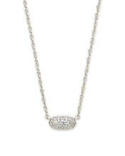 Grayson Crystal Rhodium CZ Pendant Necklace